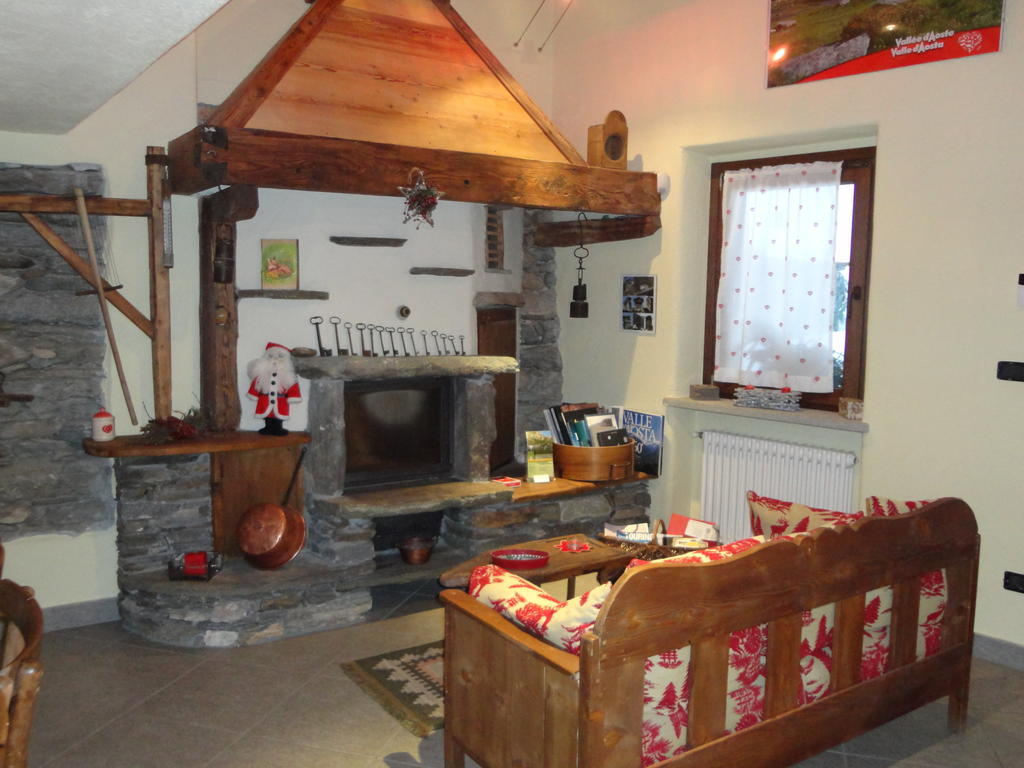 Bed and Breakfast Les Chevreuils à Introd Extérieur photo