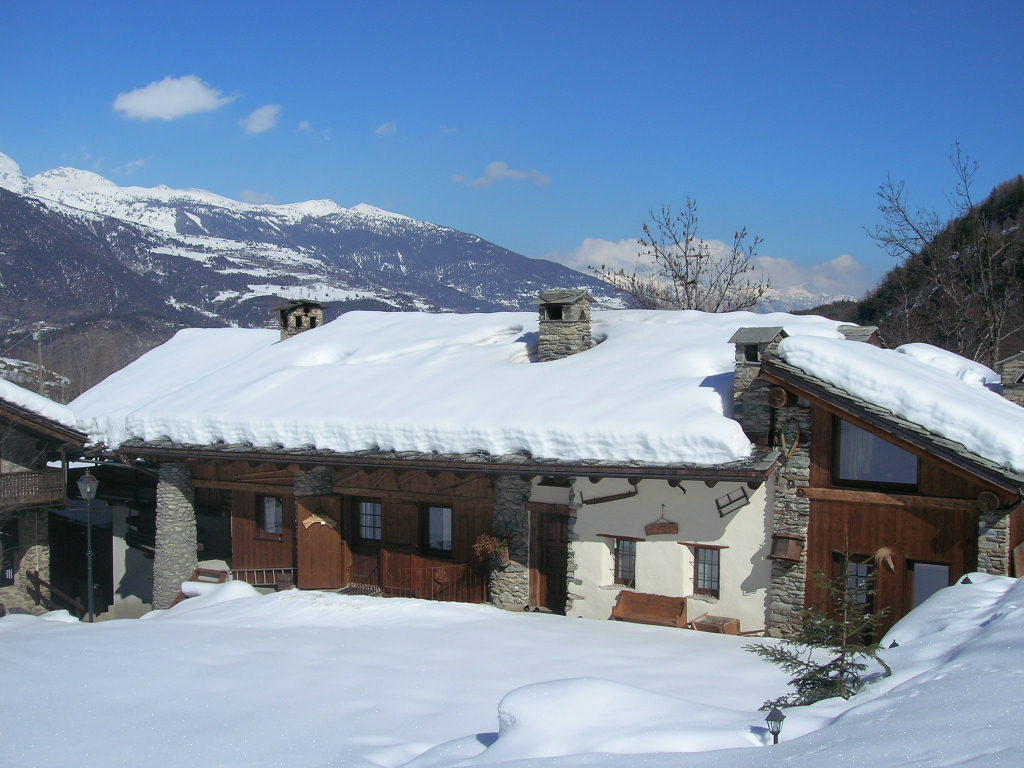 Bed and Breakfast Les Chevreuils à Introd Extérieur photo